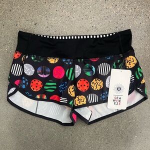 NWT Lululemon Seawheeze Special Edition Run Speed Short